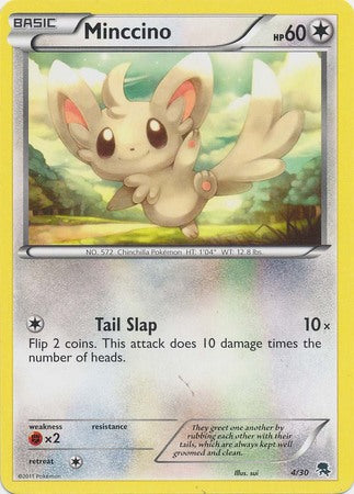 Minccino (4/30) [Black & White: Trainer Kit - Zoroark] | Game Haven TX