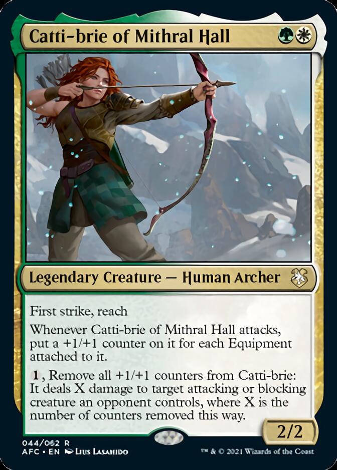 Catti-brie of Mithral Hall [Dungeons & Dragons: Adventures in the Forgotten Realms Commander] | Game Haven TX