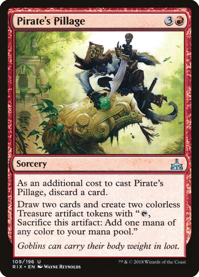 Pirate's Pillage [Rivals of Ixalan] | Game Haven TX