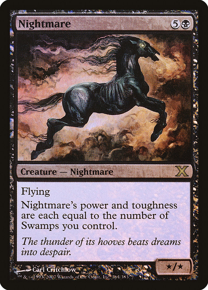 Nightmare (Premium Foil) [Tenth Edition] | Game Haven TX