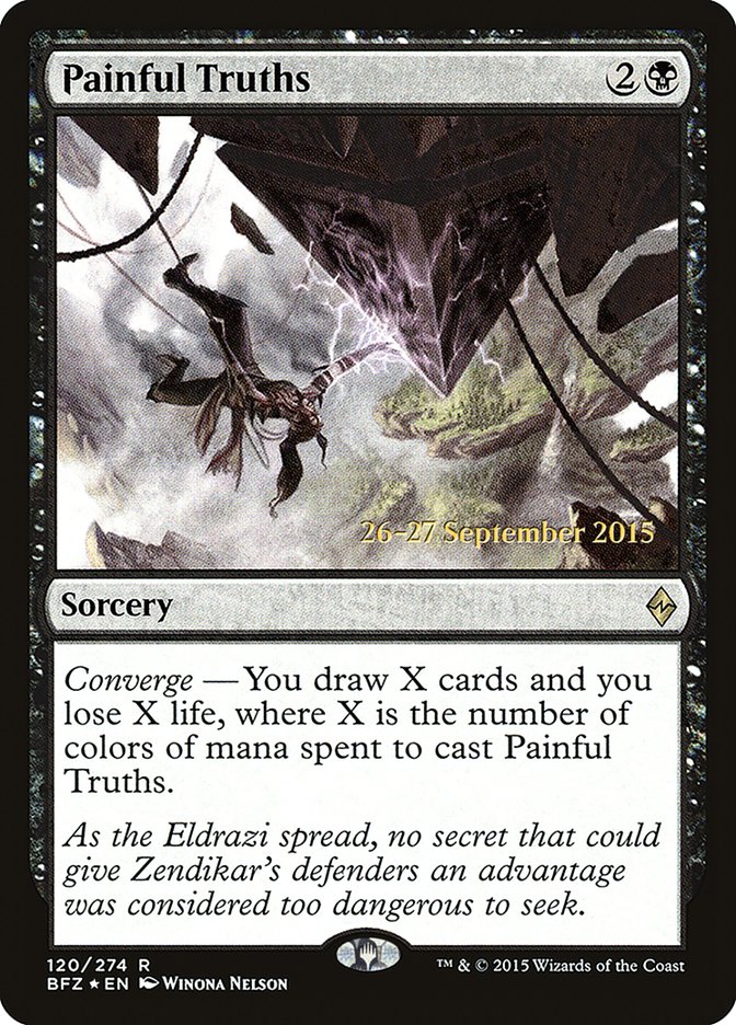 Painful Truths [Battle for Zendikar Promos] | Game Haven TX