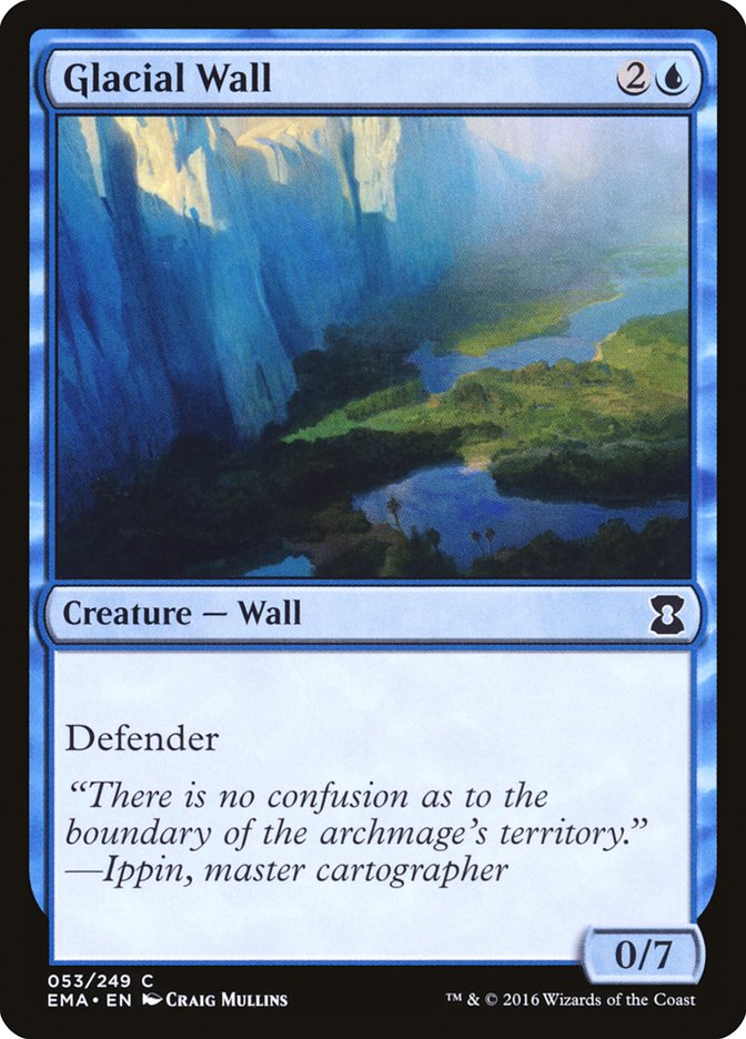 Glacial Wall [Eternal Masters] | Game Haven TX