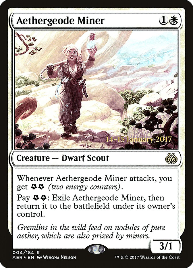 Aethergeode Miner [Aether Revolt Promos] | Game Haven TX