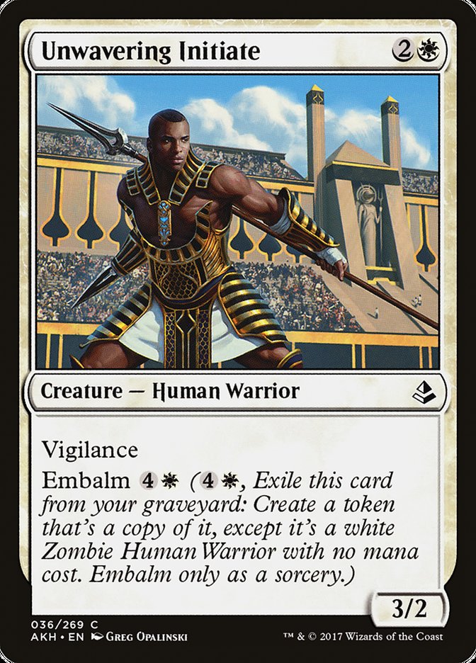 Unwavering Initiate [Amonkhet] | Game Haven TX