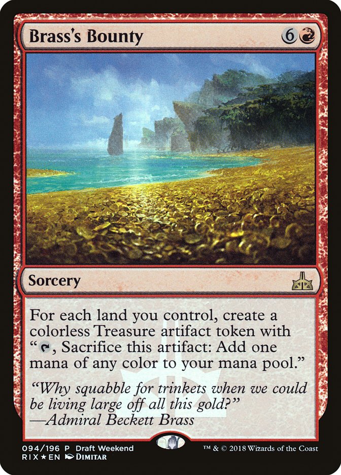 Brass's Bounty [Rivals of Ixalan Promos] | Game Haven TX