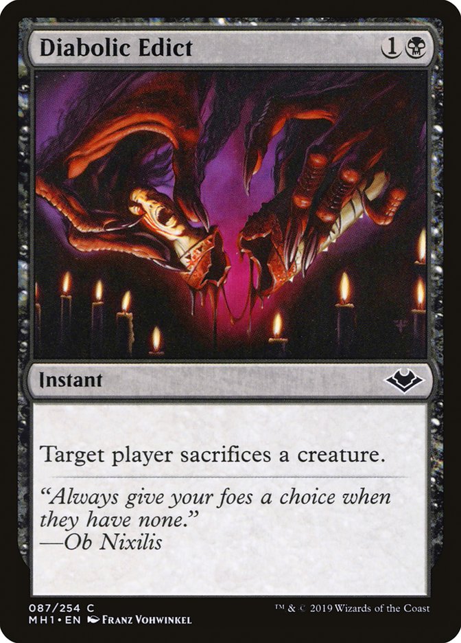 Diabolic Edict [Modern Horizons] | Game Haven TX