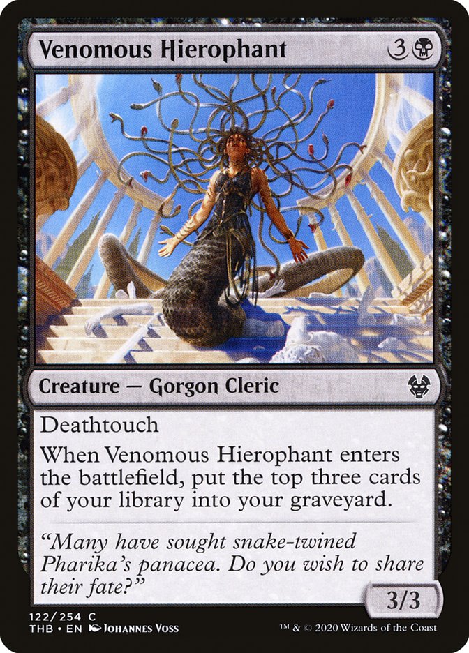 Venomous Hierophant [Theros Beyond Death] | Game Haven TX