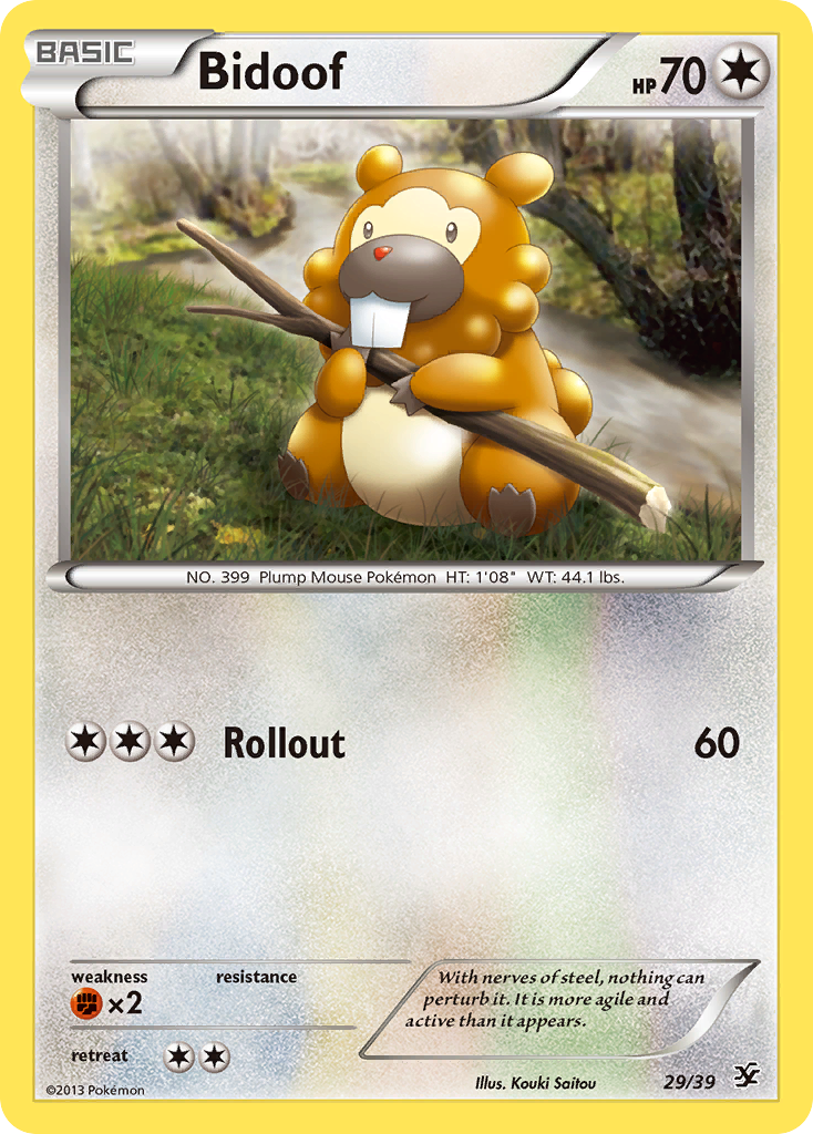 Bidoof (29/39) [XY: Kalos Starter Set] | Game Haven TX