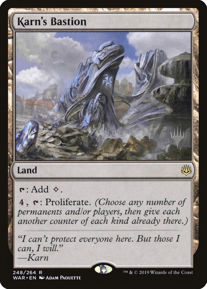 Karn's Bastion [War of the Spark Promos] | Game Haven TX