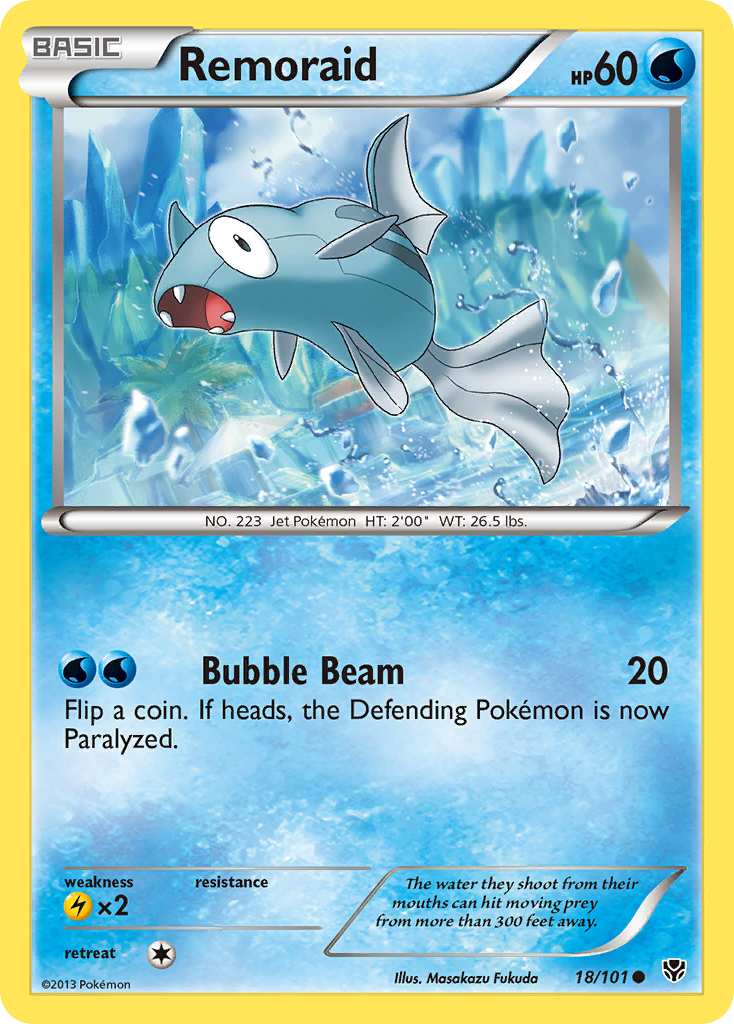 Remoraid (18/101) [Black & White: Plasma Blast] | Game Haven TX