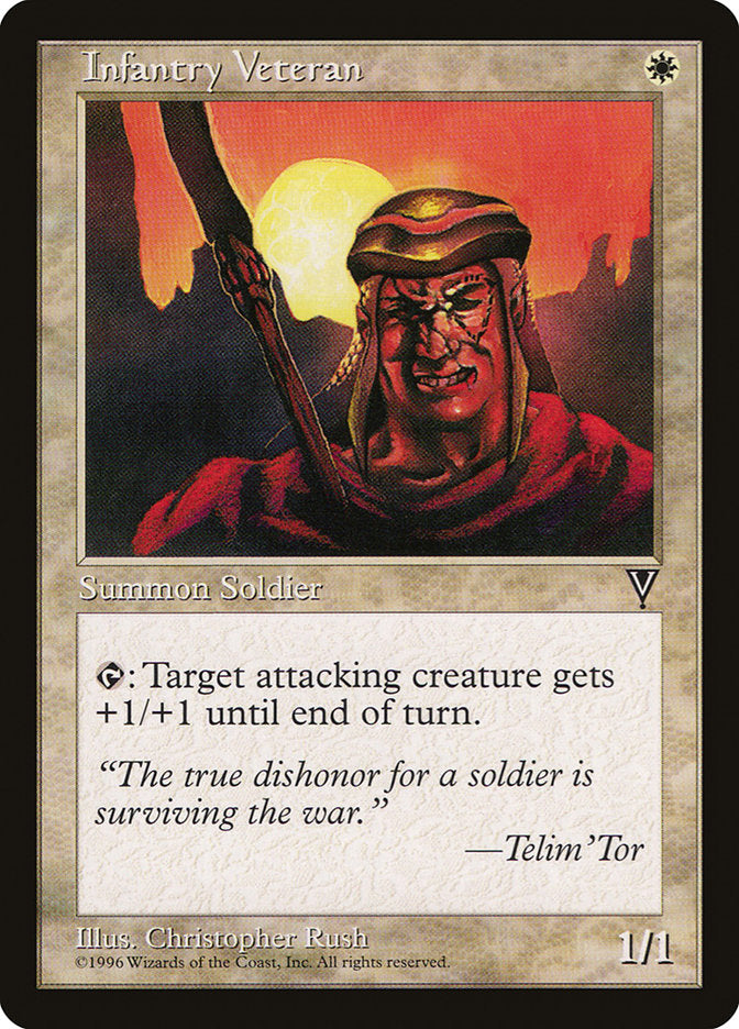 Infantry Veteran [Visions] | Game Haven TX