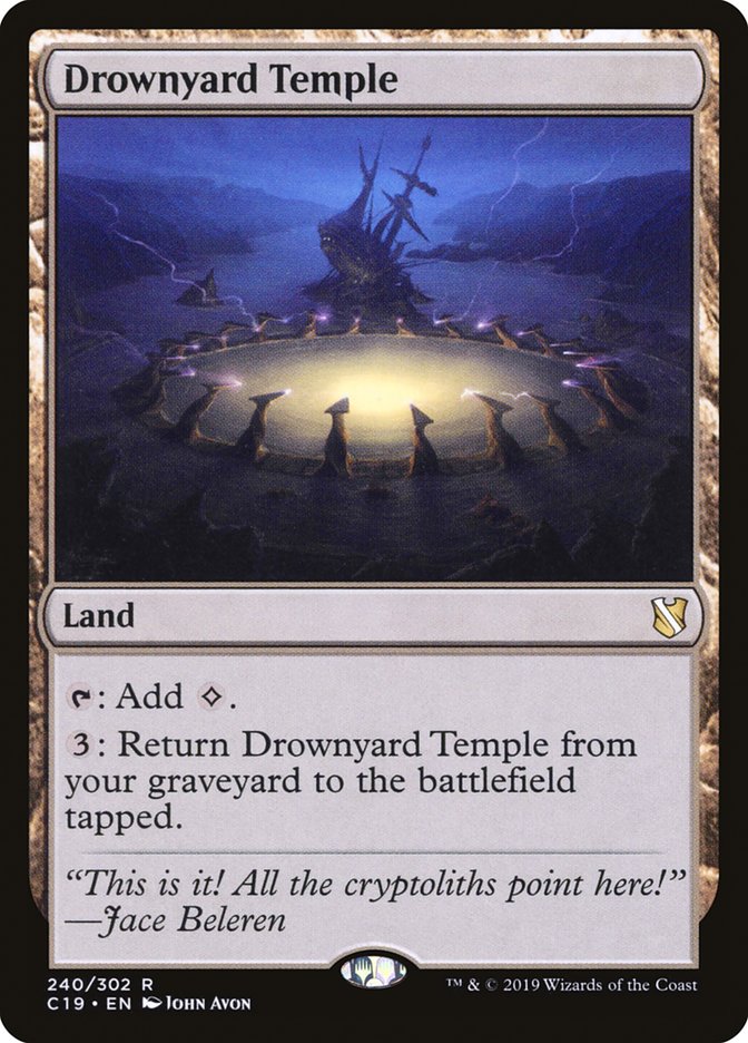 Drownyard Temple [Commander 2019] | Game Haven TX