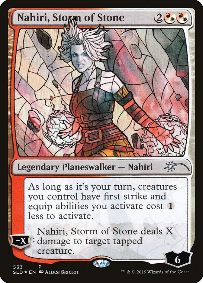 Nahiri, Storm of Stone (Stained Glass) [Secret Lair Drop Promos] | Game Haven TX
