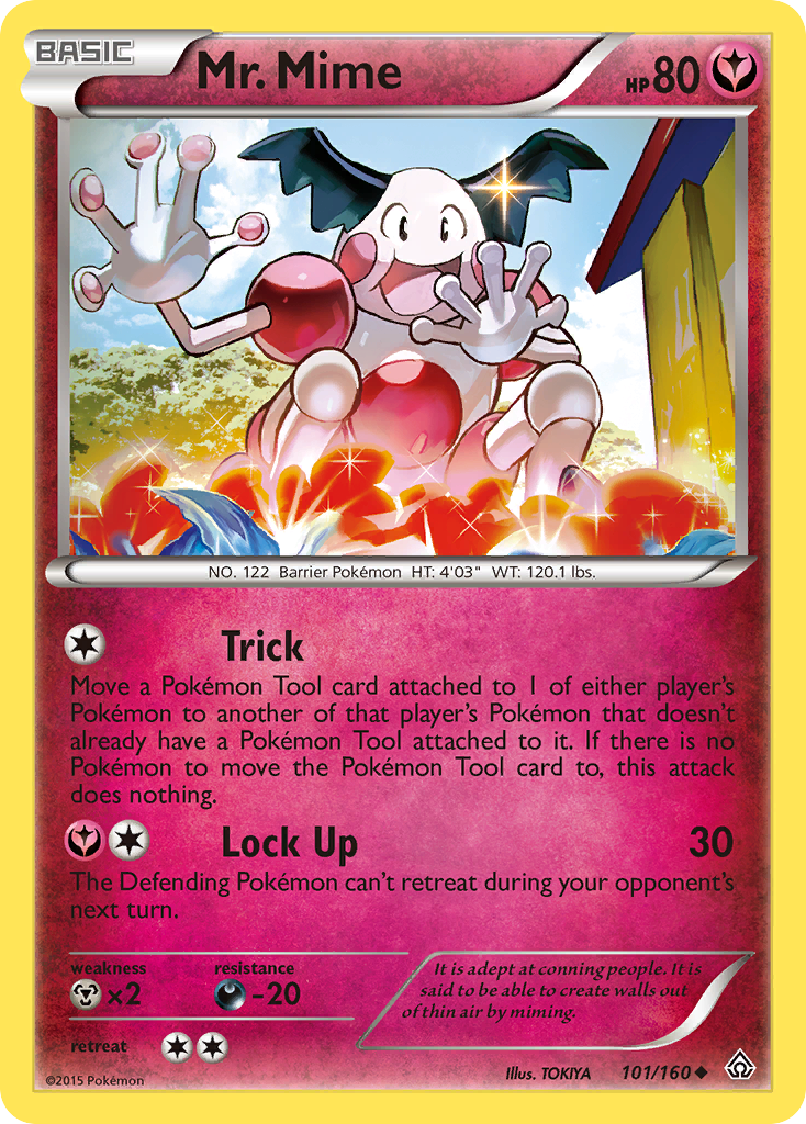 Mr. Mime (101/160) [XY: Primal Clash] | Game Haven TX