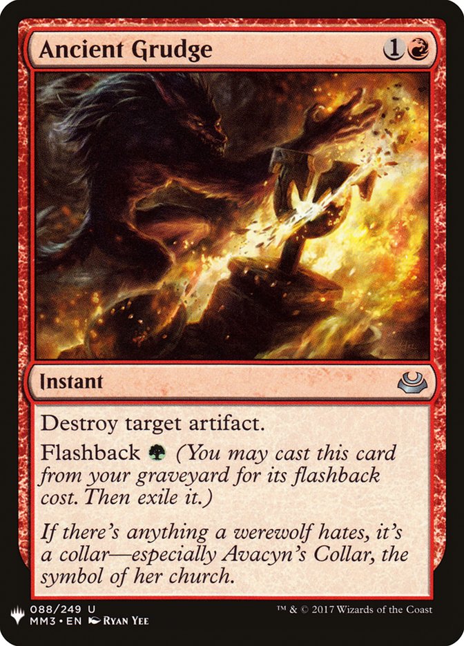 Ancient Grudge [Mystery Booster] | Game Haven TX