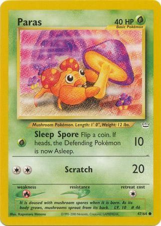 Paras (47/64) [Neo Revelation Unlimited] | Game Haven TX