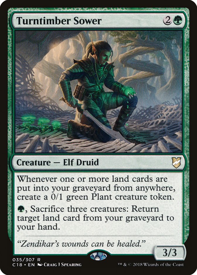 Turntimber Sower [Commander 2018] | Game Haven TX