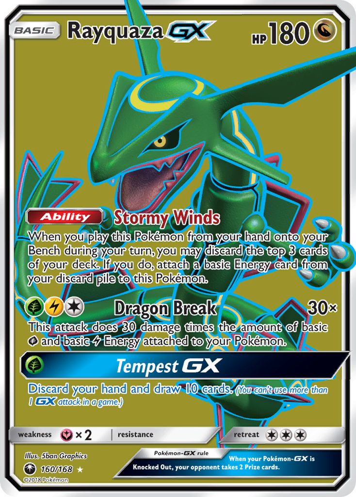 Rayquaza GX (160/168) [Sun & Moon: Celestial Storm] | Game Haven TX