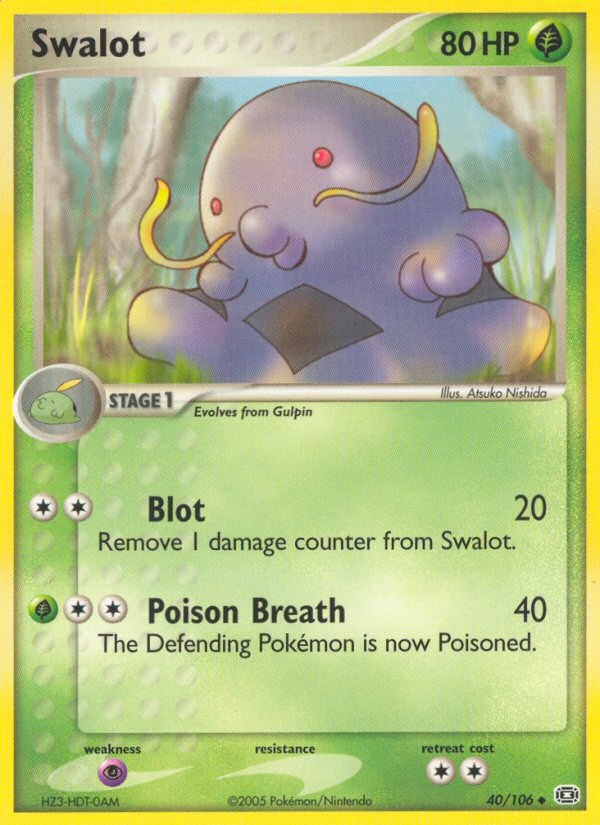 Swalot (40/106) [EX: Emerald] | Game Haven TX