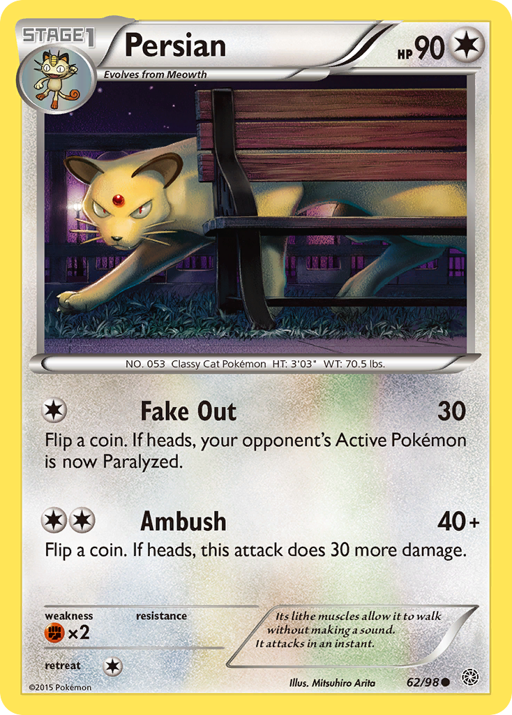 Persian (62/98) [XY: Ancient Origins] | Game Haven TX