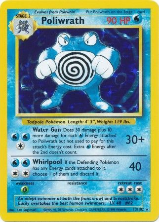 Poliwrath (13/102) [Base Set Unlimited] | Game Haven TX