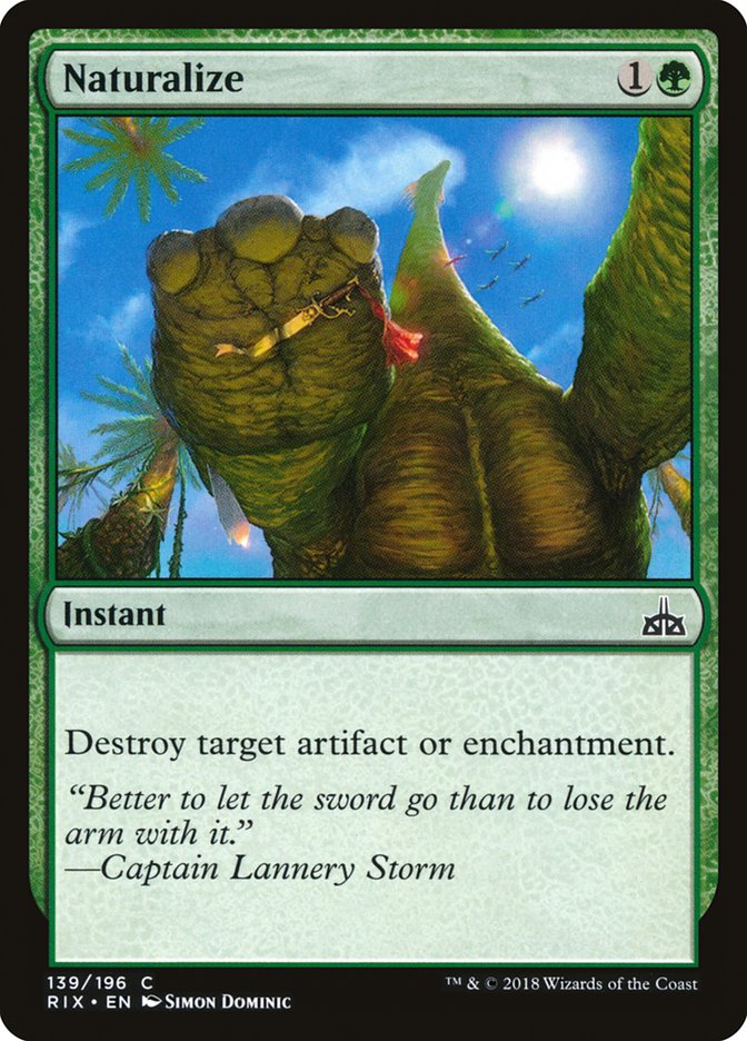 Naturalize [Rivals of Ixalan] | Game Haven TX