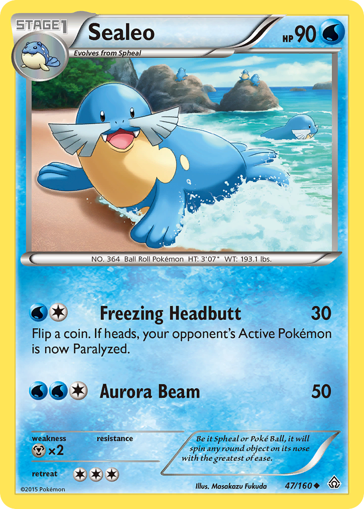 Sealeo (47/160) [XY: Primal Clash] | Game Haven TX