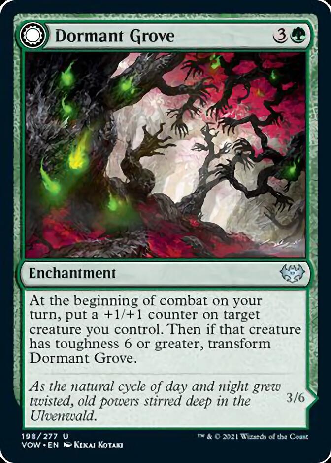 Dormant Grove // Gnarled Grovestrider [Innistrad: Crimson Vow] | Game Haven TX