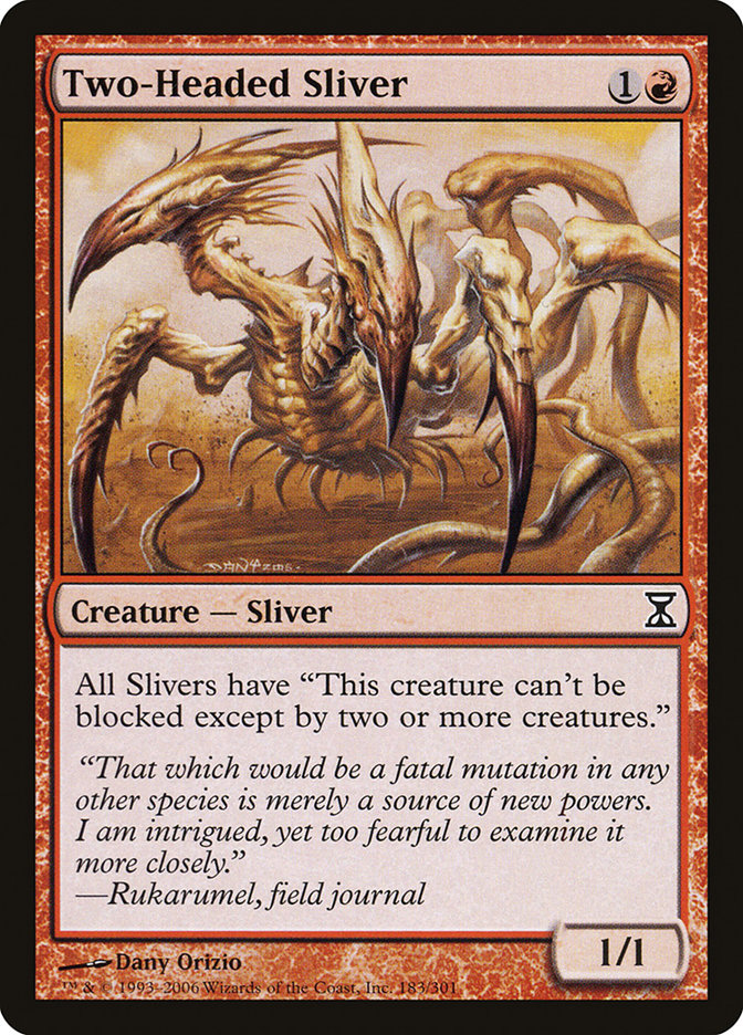 Two-Headed Sliver [Time Spiral] | Game Haven TX