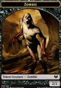 Zombie // Spirit (Multicolor) Double-Sided Token [Commander 2015 Tokens] | Game Haven TX