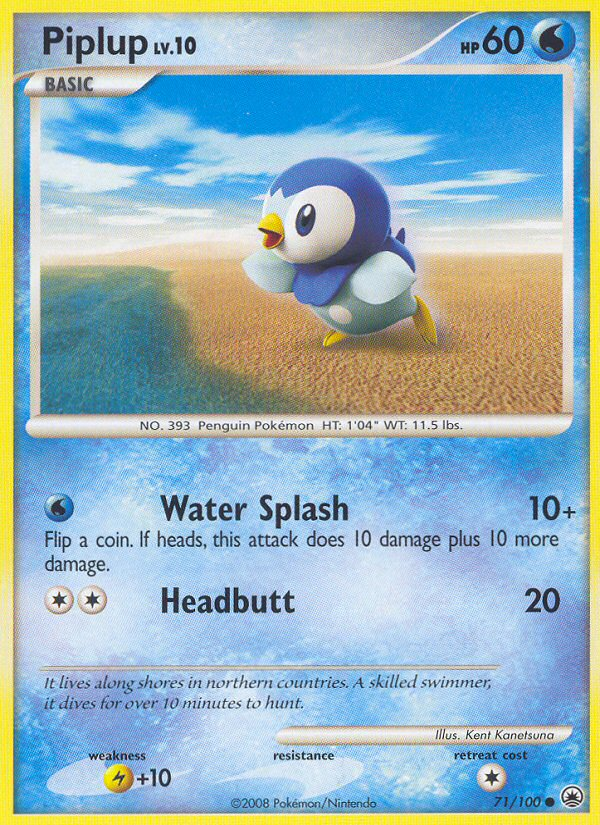 Piplup (71/100) [Diamond & Pearl: Majestic Dawn] | Game Haven TX
