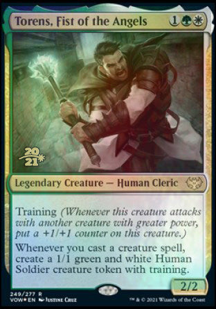 Torens, Fist of the Angels [Innistrad: Crimson Vow Prerelease Promos] | Game Haven TX