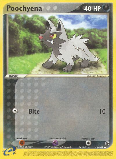 Poochyena (63/109) [EX: Ruby & Sapphire] | Game Haven TX