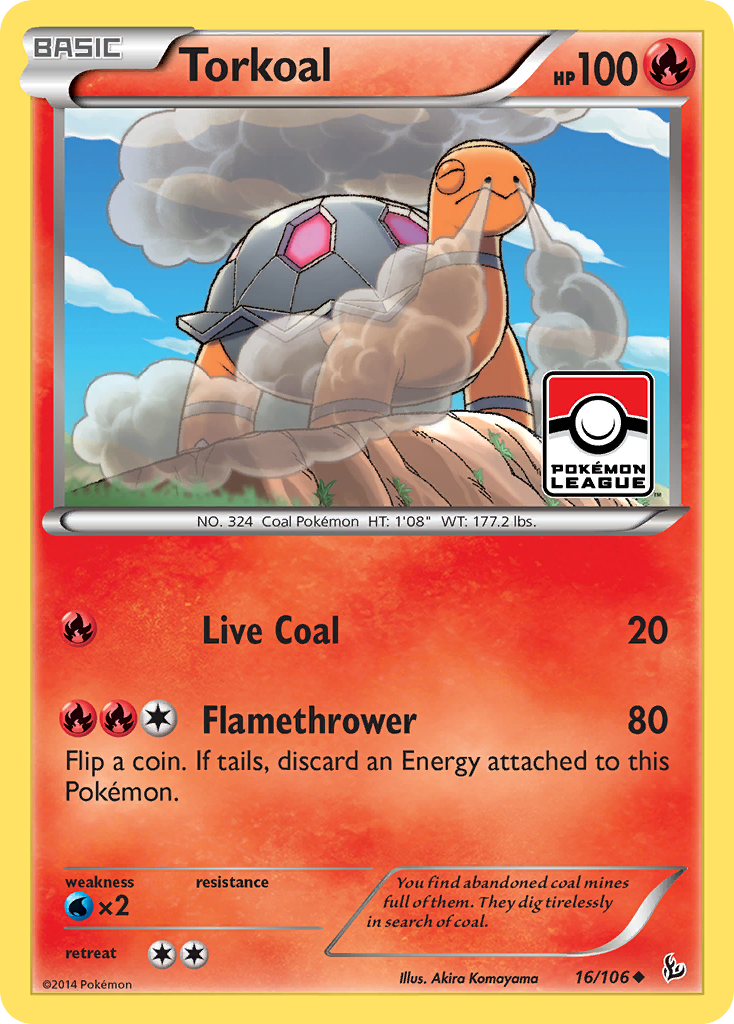Torkoal (16/106) [XY: Flashfire] | Game Haven TX