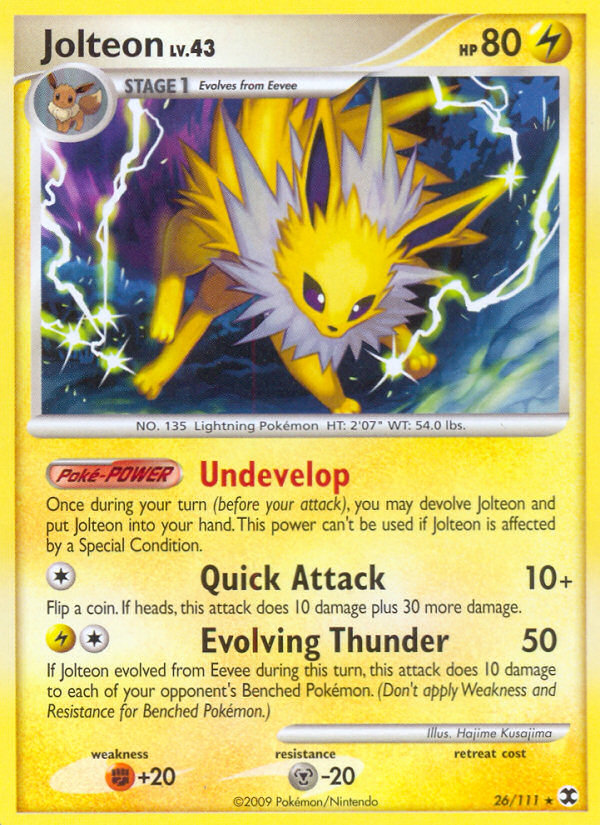 Jolteon (26/111) [Platinum: Rising Rivals] | Game Haven TX