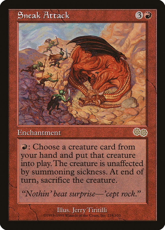 Sneak Attack [Urza's Saga] | Game Haven TX