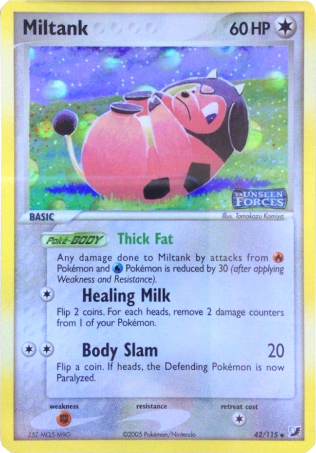 Miltank (42/115) (Stamped) [EX: Unseen Forces] | Game Haven TX