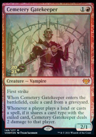 Cemetery Gatekeeper [Innistrad: Crimson Vow Prerelease Promos] | Game Haven TX