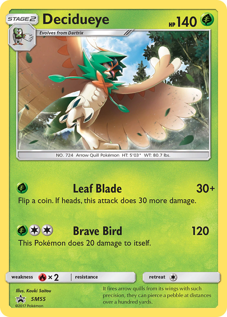 Decidueye (SM55) [Sun & Moon: Black Star Promos] | Game Haven TX