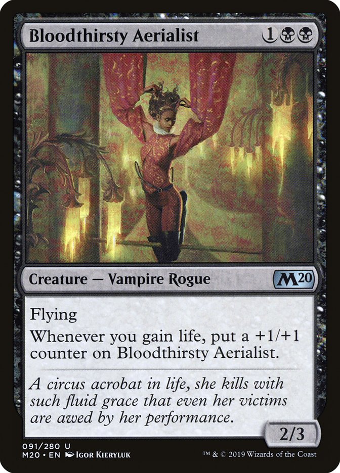 Bloodthirsty Aerialist [Core Set 2020] | Game Haven TX
