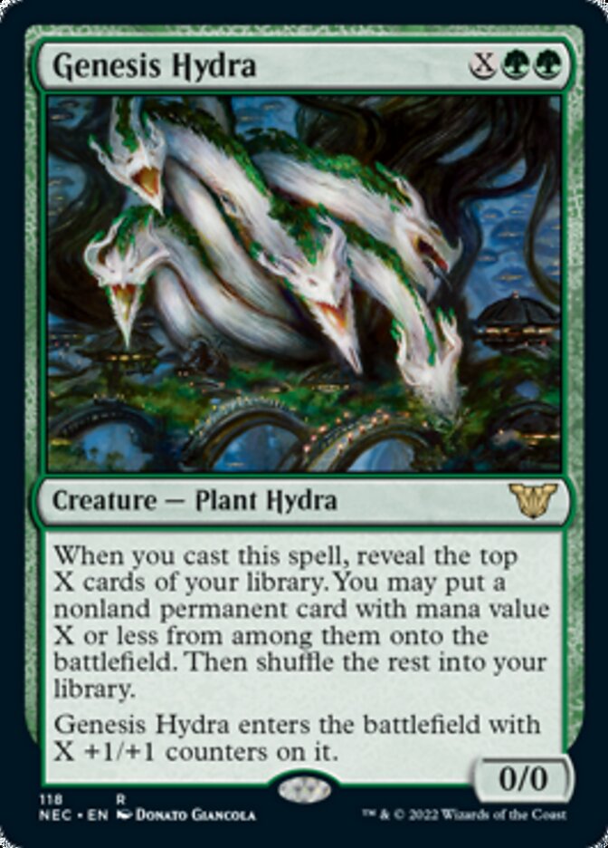Genesis Hydra [Kamigawa: Neon Dynasty Commander] | Game Haven TX