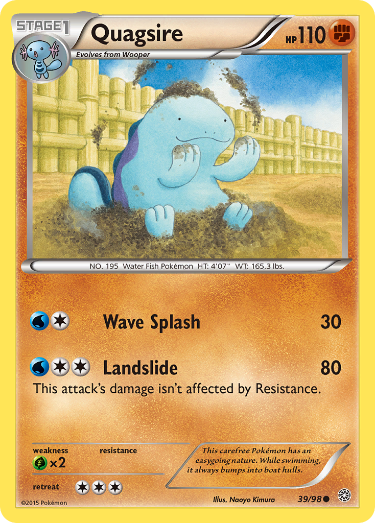 Quagsire (39/98) [XY: Ancient Origins] | Game Haven TX