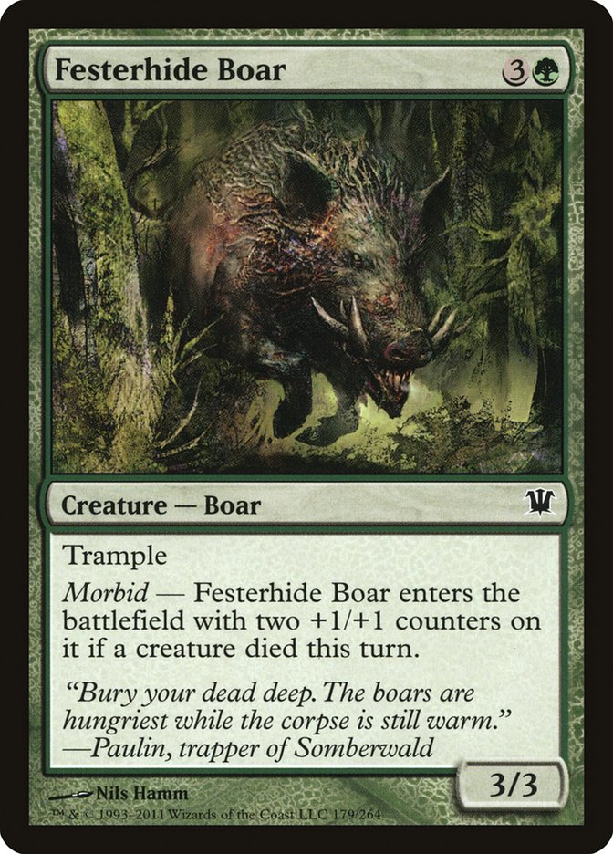 Festerhide Boar [Innistrad] | Game Haven TX