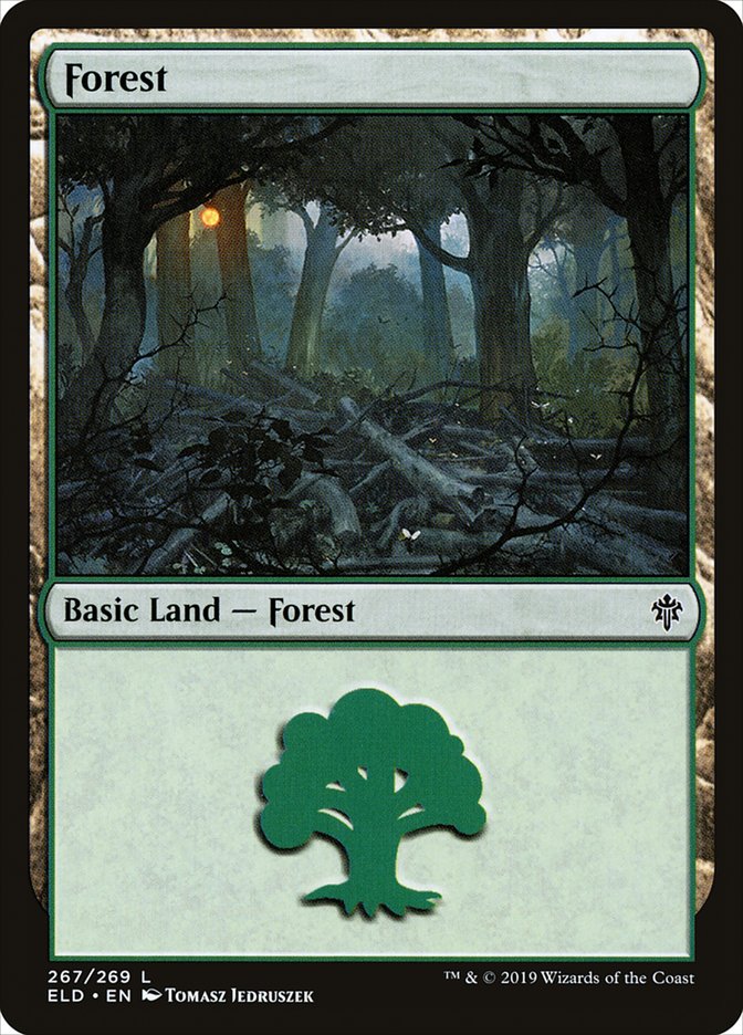 Forest (267) [Throne of Eldraine] | Game Haven TX