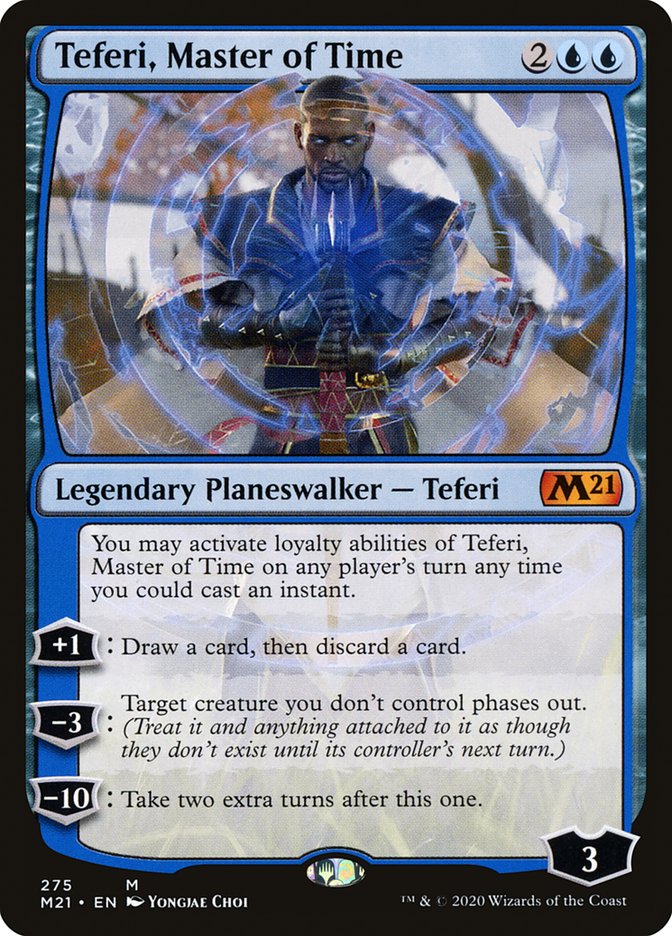 Teferi, Master of Time (Alternate Art) (275) [Core Set 2021] | Game Haven TX