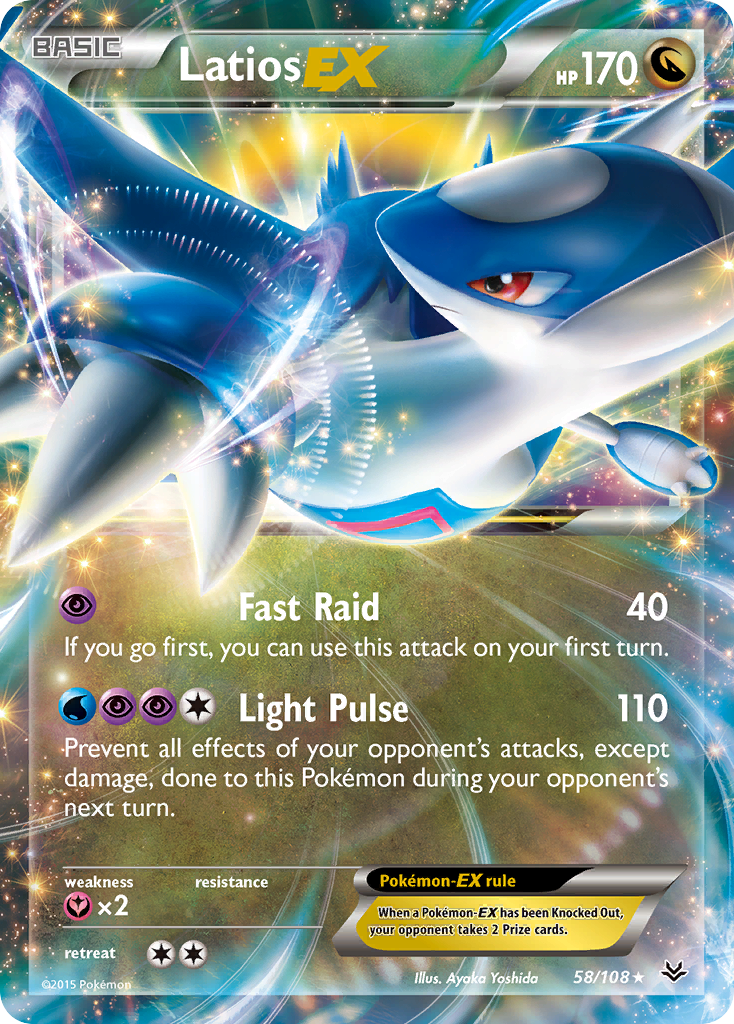 Latios EX (58/108) [XY: Roaring Skies] | Game Haven TX
