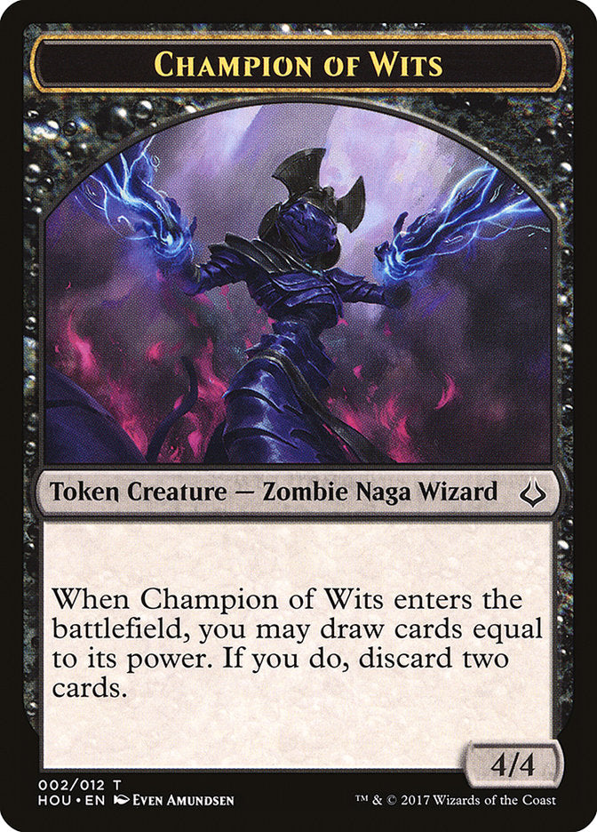 Champion of Wits Token [Hour of Devastation Tokens] | Game Haven TX