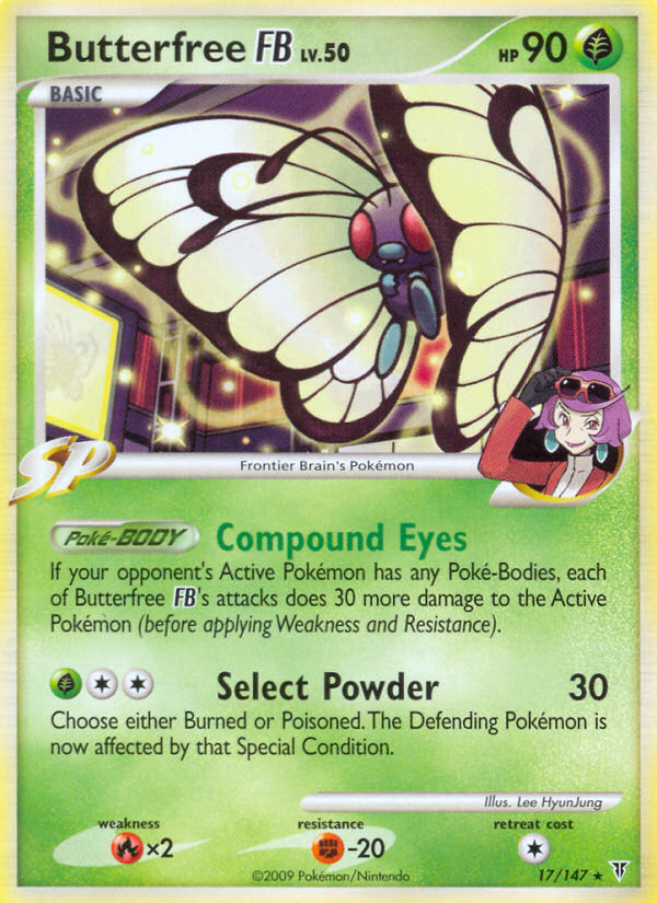 Butterfree FB (17/147) [Platinum: Supreme Victors] | Game Haven TX