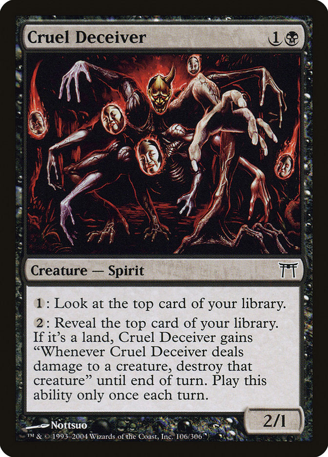 Cruel Deceiver [Champions of Kamigawa] | Game Haven TX