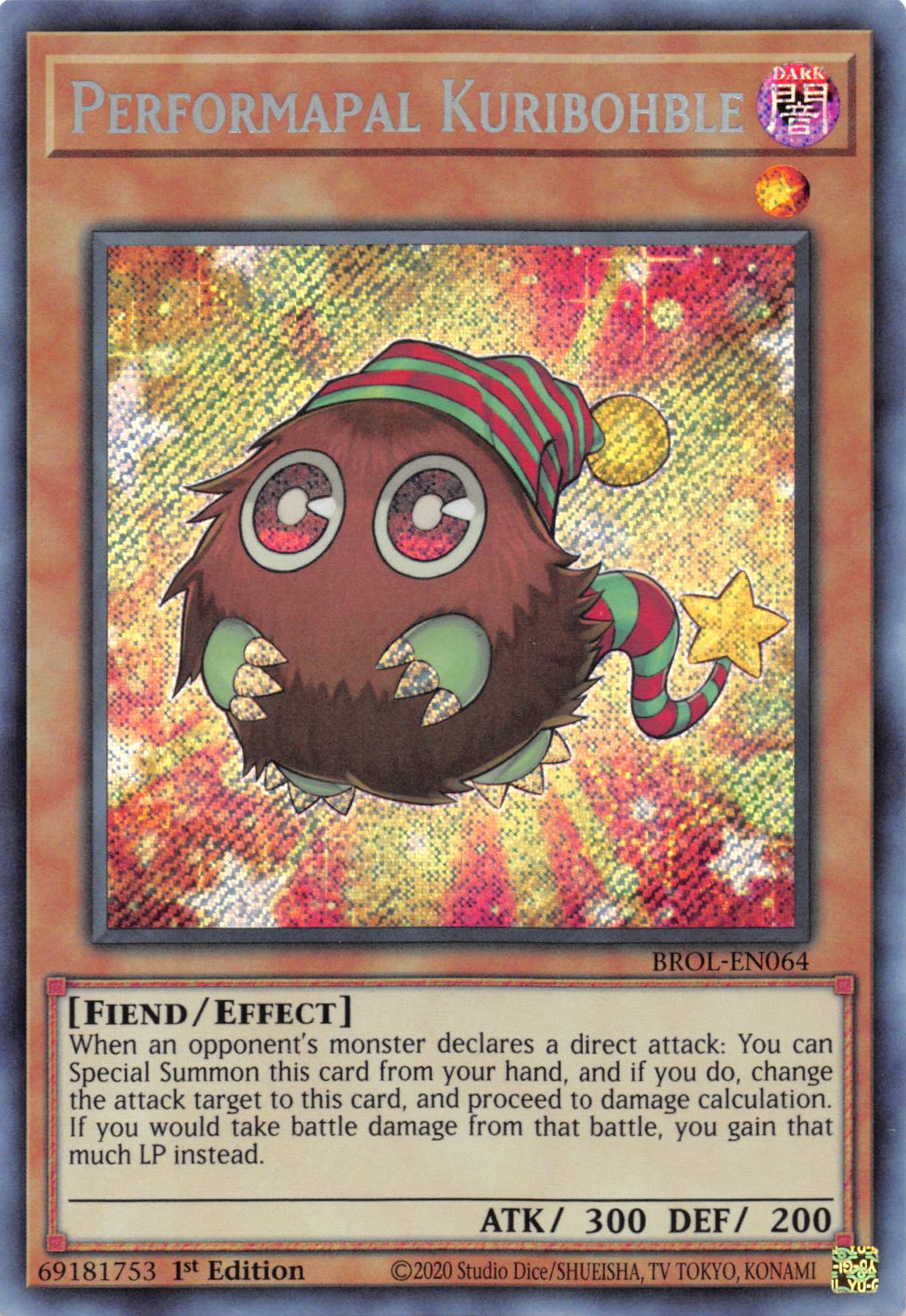 Performapal Kuribohble [BROL-EN064] Secret Rare | Game Haven TX